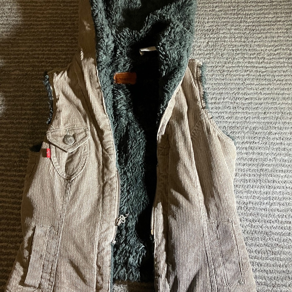 Sherpa Corduroy Vest